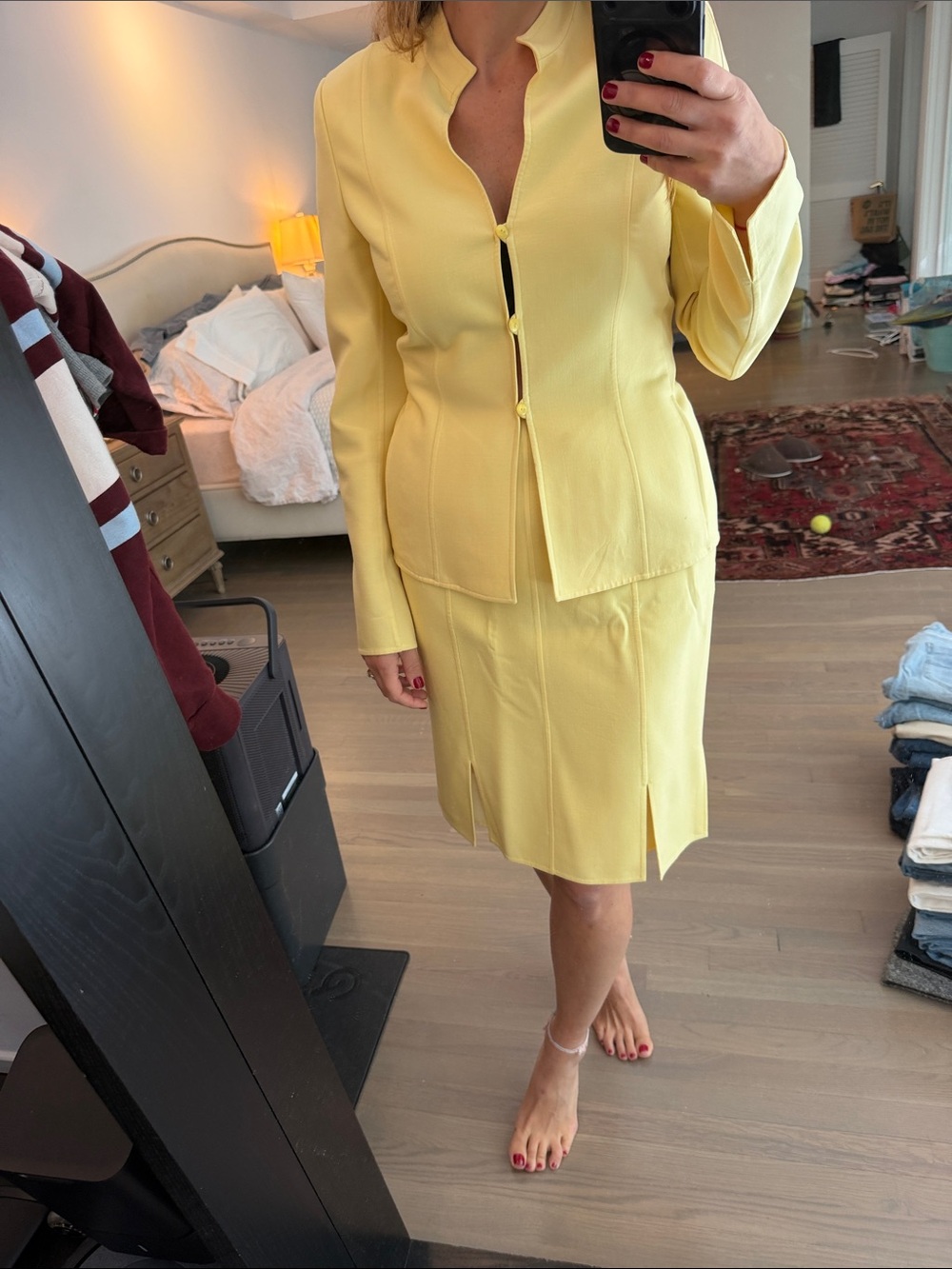 Carlisle Women's Skirt Set Yellow Size 6